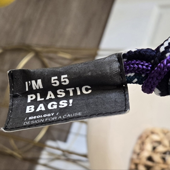 CUTE RECYCLED HANDMADE PURSE BY REFORM STUDIO & IDEOLOGY 💜💙 - Picture 9 of 15